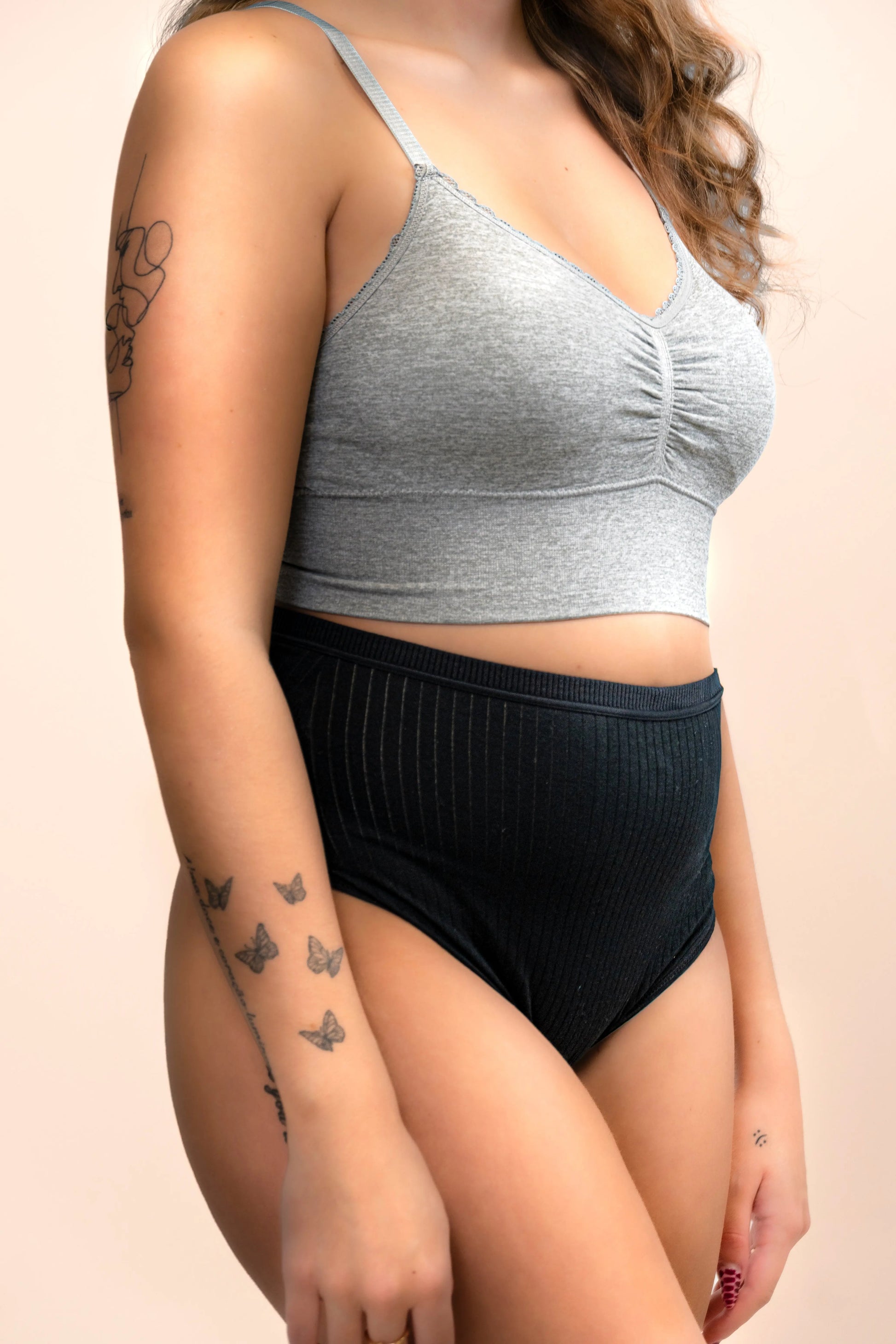 comfortable crop top bra OvanieLingerie